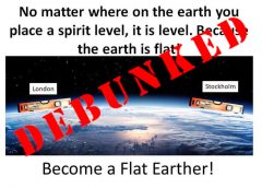 flat earth memes debunked