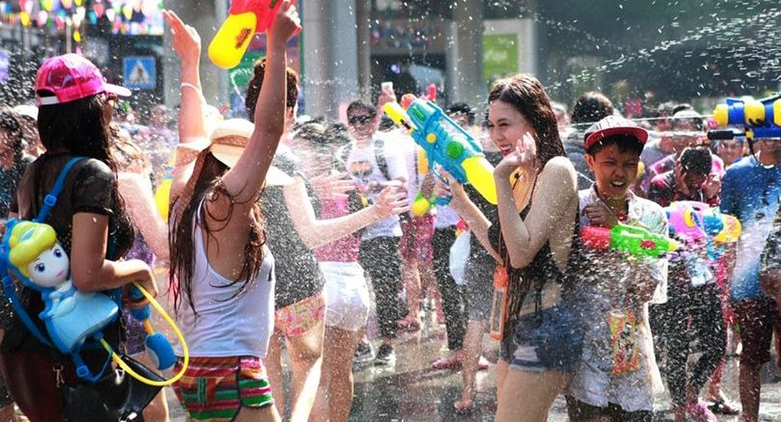 Songkran water festival